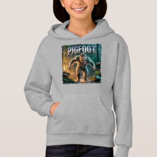 Pigfoot Fotocombo Creature Funny Hoodie