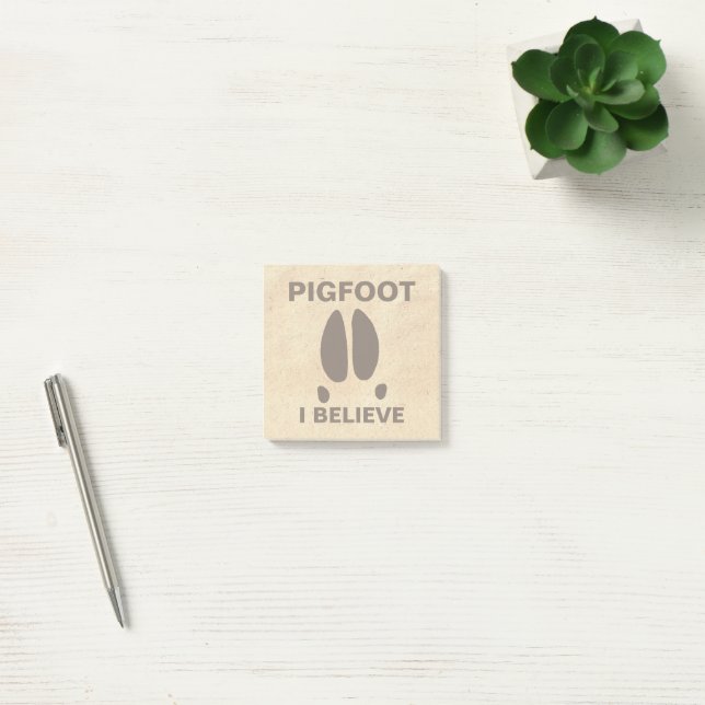 Pigfoot - Ich glaube Post-it Klebezettel (Büro)