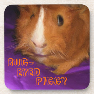 PIGGIE À OEIL BOGUE Dessous de verre de cochon de