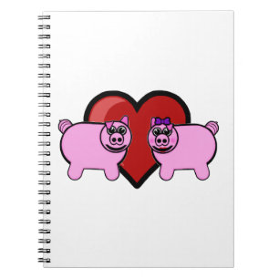 Piggie-Liebe Notizblock