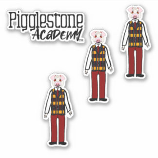 Pigglestone Academy Class Pig 3 Aufkleber