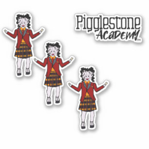 Pigglestone Academy Class Pig 6 Sticker