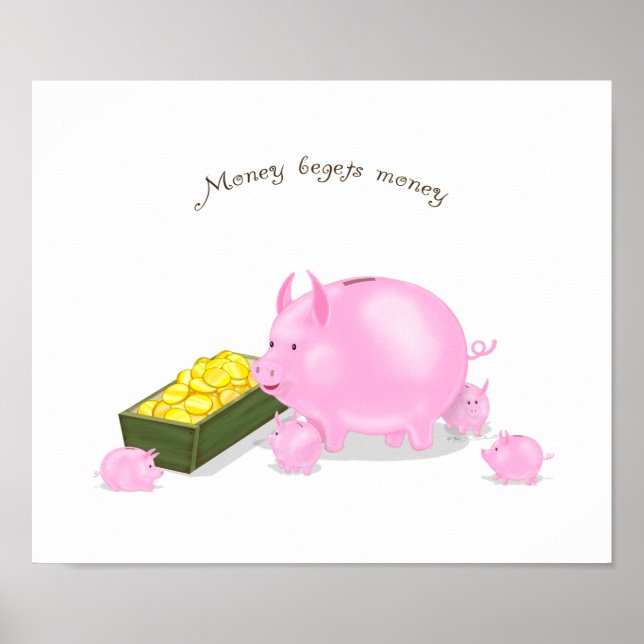 Piggy Bank Family Poster (Vorne)