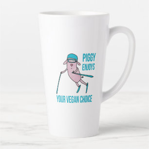 Piggy Enjoys Your Vegan Choice - Milchtasse