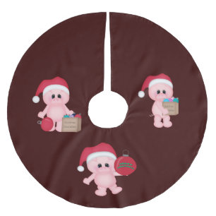 Piggy Helfer-Weihnachtsbaum-Rock Polyester Weihnachtsbaumdecke