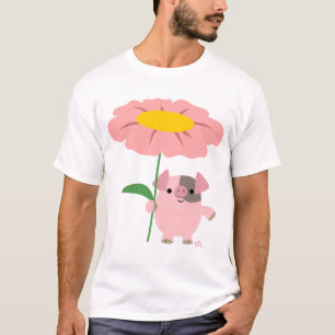 Piggy mit einem (rosa) T - Shirt Erwachsener des