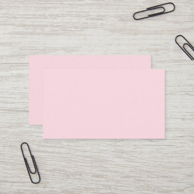 Piggy Pink Business Card Visitenkarte (Vorderseite/Rückseite Beispiel)