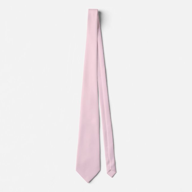 Piggy Pink Solid Color Krawatte (Vorderseite)