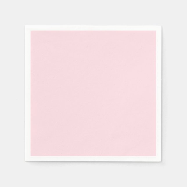Piggy Pink Solid Color Serviette (Vorderseite)