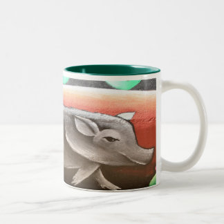 Piggy Schale Zweifarbige Tasse
