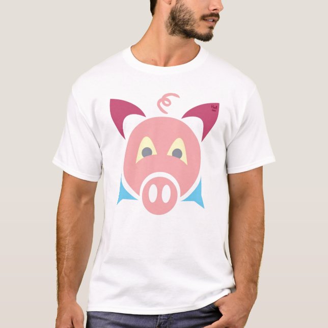 Piggy Tierkreis-Symbol T-Shirt (Vorderseite)