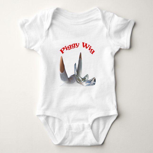 Piggy Wig Baby Strampler (Vorderseite)