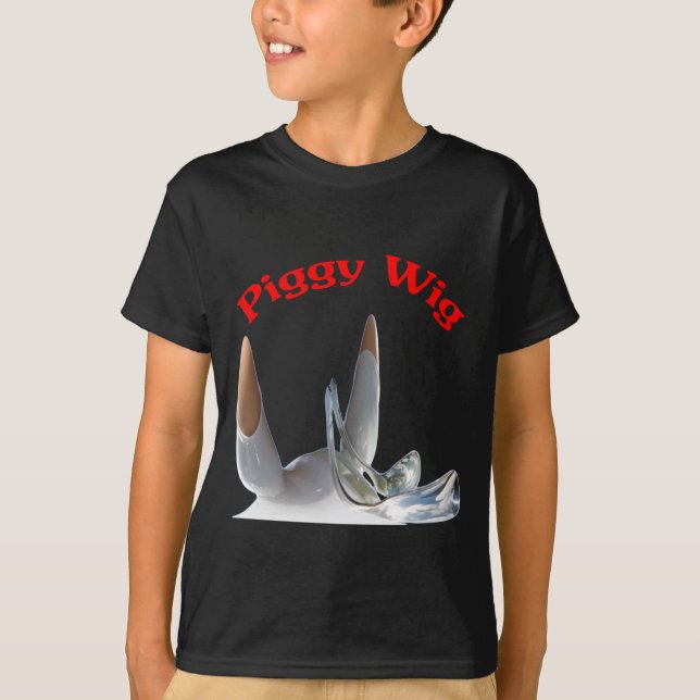 Piggy Wig T-Shirt (Vorderseite)