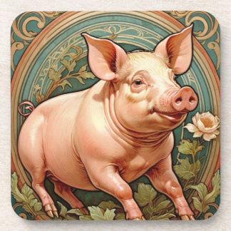 Piglet Coaster Getränkeuntersetzer