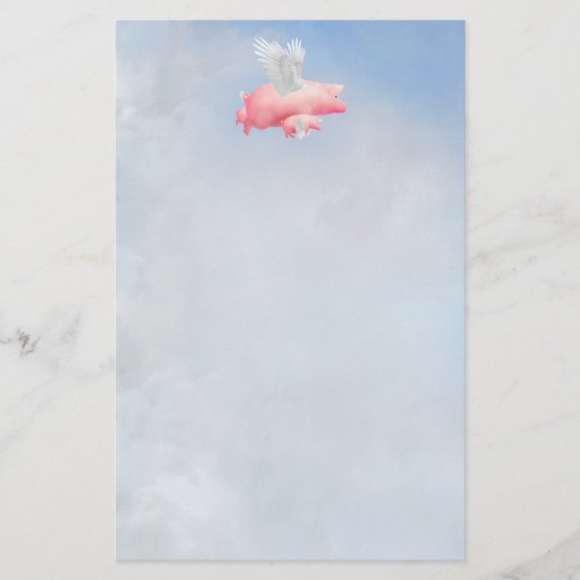 Piglets volants avec leur mère Papeterie (Devant)