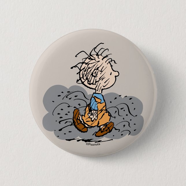 Pigpen Walking Cloud Button (Vorderseite)