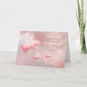 Pigs Voler-Une Carte De Jour Incroyable