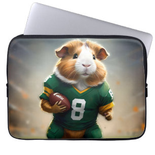 Pigskin Prodigy: Die Guinea Pig Quarterback Laptopschutzhülle