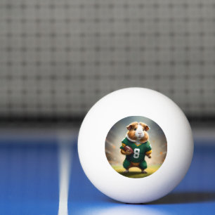 Pigskin Prodigy: Die Guinea Pig Quarterback Tischtennisball