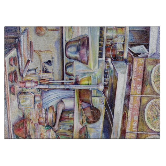 Pigtail Soup, Singapur Schneidebrett (Vorderseite)