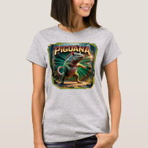 Piguana Illustration Combo Creature Funny