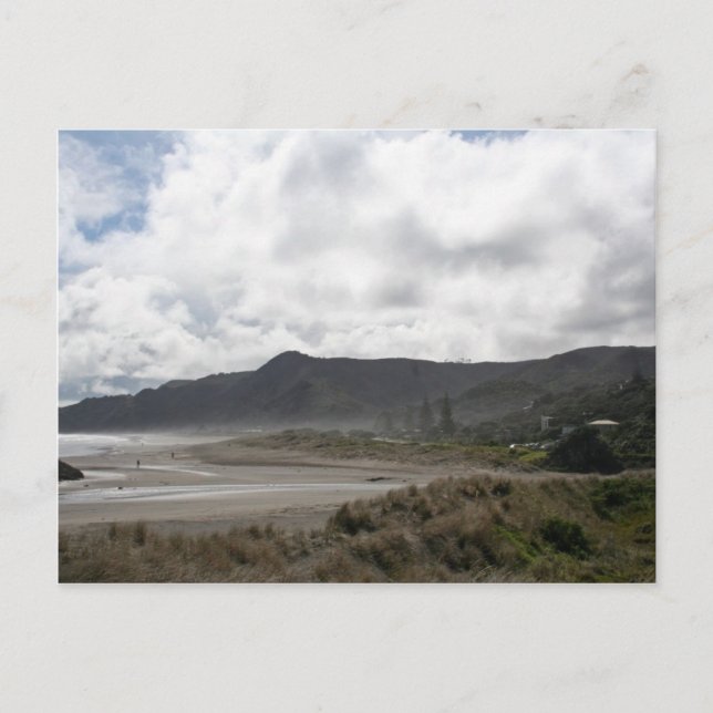 Piha Beach #1 Postkarte (Vorderseite)