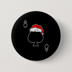 Pik-Ass Weihnachtsgeschenk Spiel- und Kartenspiel Button