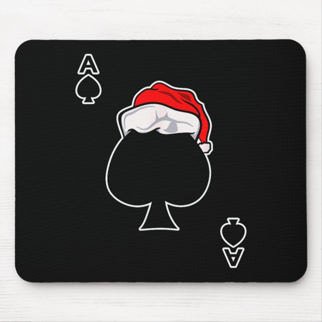 Pik-Ass Weihnachtsgeschenk Spiel- und Kartenspiel Mousepad (Vorne)