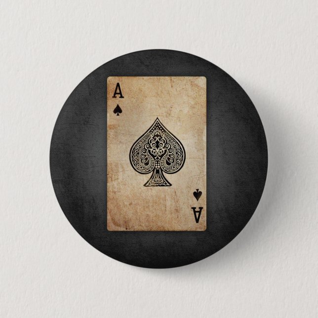 Pik-Kissen Button (Vorderseite)