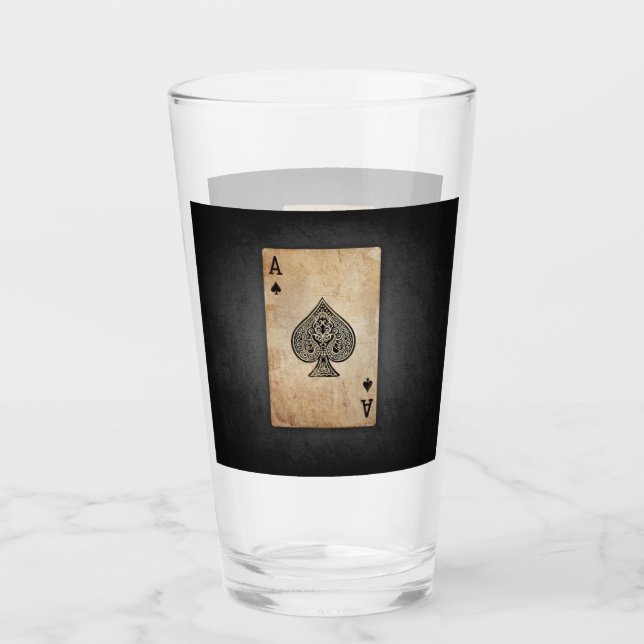 Pik-Kissen Glas (Vorderseite)