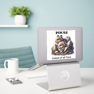 Pika, Niedliches Allzeittier Aufkleber