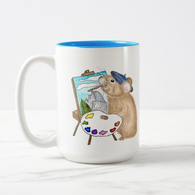 Pika Paints Plein Air Tasse (Links)