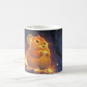 pika wird mit orangefarbenem Fell dargestellt Kaffeetasse