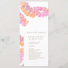 Pikake Wedding Menükarte