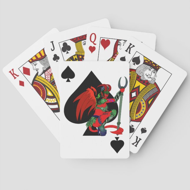 Pikass: Teuflische Ausgabe Spielkarten (Rückseite)