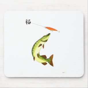 Pike Angeln Mousepad