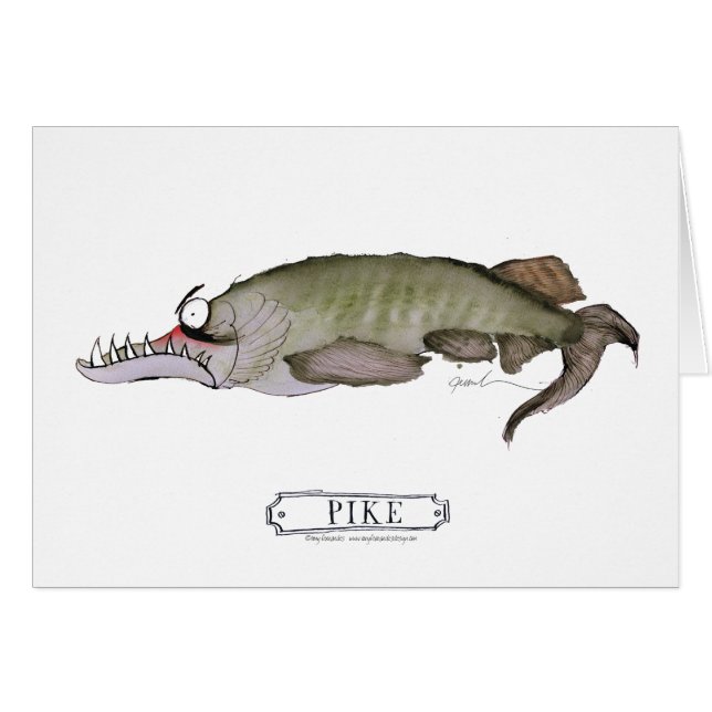 Pike-Fische, tony fernandes (Vorderseite (Horizontal))