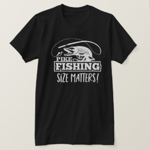 Pike-Fischen-Größen-Angelegenheits-Angler-lustig T-Shirt