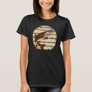 Pike Fish Angler Fishing Animal Fisherman Hobby T-Shirt