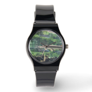 Pike Fish Clear Water Armbanduhr