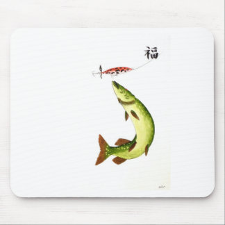 Pike Fishing Mousepad