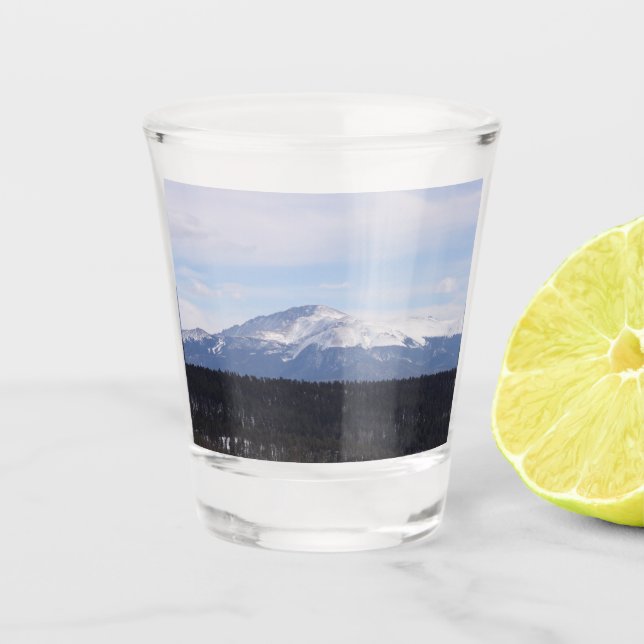 PIke-Peak Schnapsglas (Vorderseite)