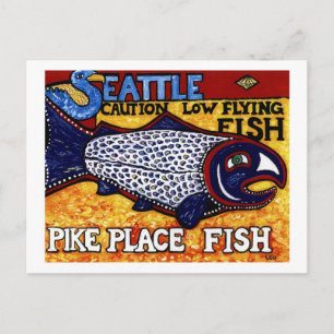 Pike Place Fish Postkarte