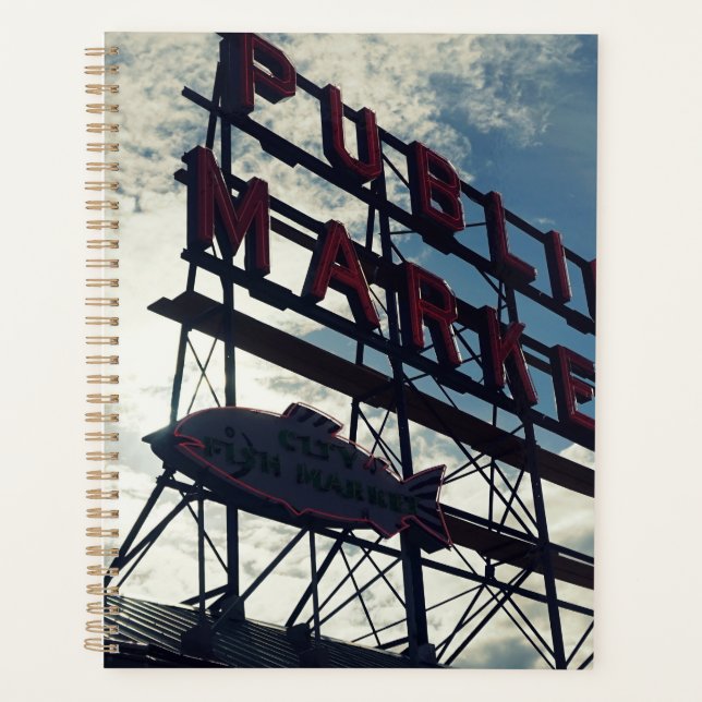 Pike Place Market in Seattle Planer (Vorderseite)