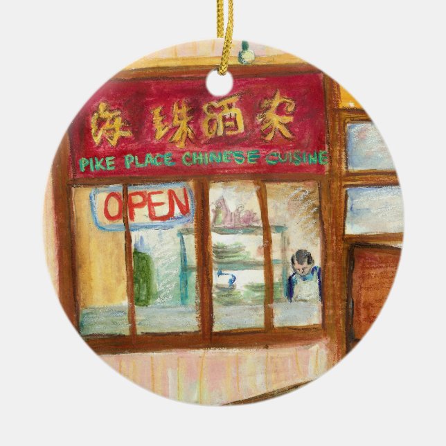 Pike Place Restaurants Ornament (Seattle, WA) (Vorne)