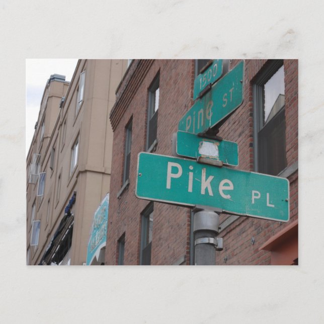 Pike Postcard Postkarte (Vorderseite)