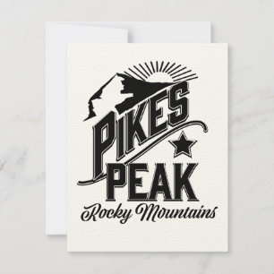 Pikes Berggipfel Vintage Kunst