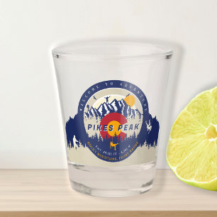 Pikes Peak Colorado 14ers Fourteener Klettern Schnapsglas