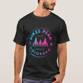 Pikes Peak Colorado €"Co Bergwald T-Shirt