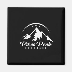 Pikes Peak Colorado Skigebiet Snowboarden Magnet